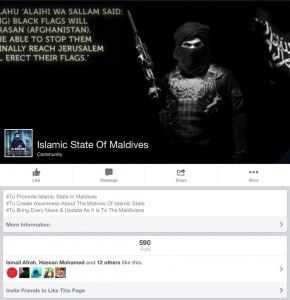 One among several Facebook Pages that emerged in 2014 in support of ISIS